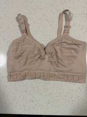 Kindred Bravely Nude Blush Seamless Nursing Bra